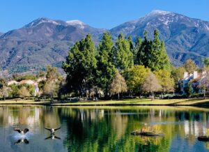 Rancho Santa Margarita Lake also know as RSM in Orange County CA