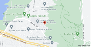 The Sausalito Condominium Complex community this is the goggle map location for referencing in my OC Property Sisters Ultimate Guide of Rancho Santa Margarita Condos and townhomes for sale